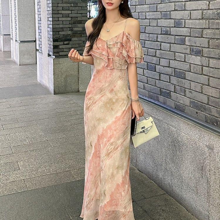 Summer Ultra-Fairy Breathable Chiffon Knee-Length Dress - Simple, Tummy-Concealing, Versatile Women s Wear S 42-50 kg рожевий
Summer Ultra-Fairy Breathable Chiffon Knee-Length Dress - Simple, Tummy-Concealing, Versatile Women s Wear S 42-50 kg рожевий