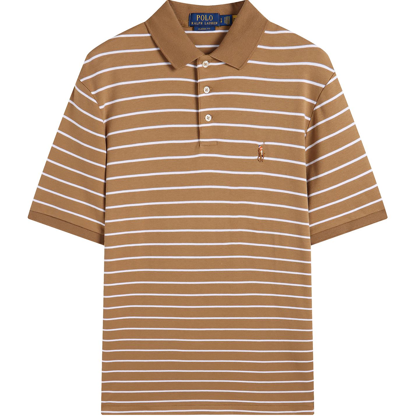 Polo Ralph Lauren Striped Logo Embroidered Short Sleeve Polo Shirt Men tops Brown 710869587-006 S
Polo Ralph Lauren Striped Logo Embroidered Short Sleeve Polo Shirt Men tops Brown 710869587-006 S