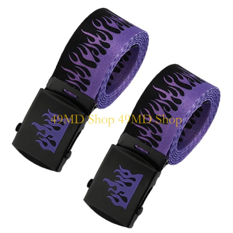 49MD Punk Flame Design Adjustable Unisex Belt For Hip Hop Streetwear Fashion Accessory
49MD Punk Flame Design Adjustable Unisex Belt For Hip Hop Streetwear Fashion Accessory
