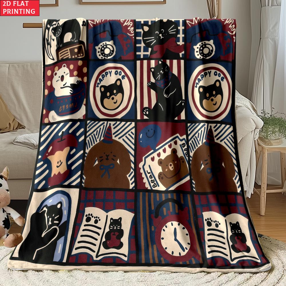 Animal flannel thin Blanket Picnic Bed Sofa Blankets Family Bedroom Children s Room Napping blankets fluffy 130x150cm
Animal flannel thin Blanket Picnic Bed Sofa Blankets Family Bedroom Children s Room Napping blankets fluffy 130x150cm