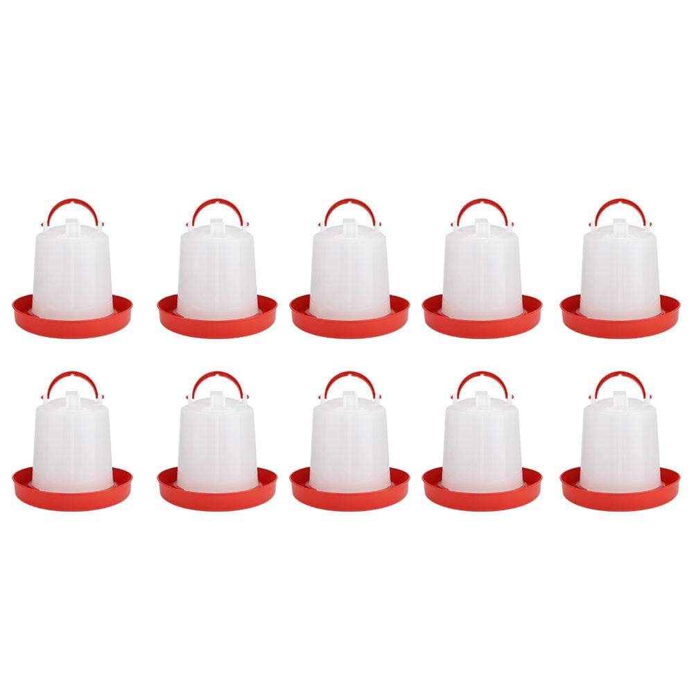 Chicken 10 Pieces Automatic Poultry Waterer Waterer Food Feeder Water Agriculture Equipment Feeder, Bucket, (5L)
Chicken 10 Pieces Automatic Poultry Waterer Waterer Food Feeder Water Agriculture Equipment Feeder, Bucket, (5L)