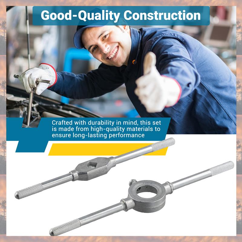 2025 Trend 20Pcs Metric Hand Tap And Die Set M3-M12 Screw Thread Plugs Straight Taper Reamer Tools
2025 Trend 20Pcs Metric Hand Tap And Die Set M3-M12 Screw Thread Plugs Straight Taper Reamer Tools