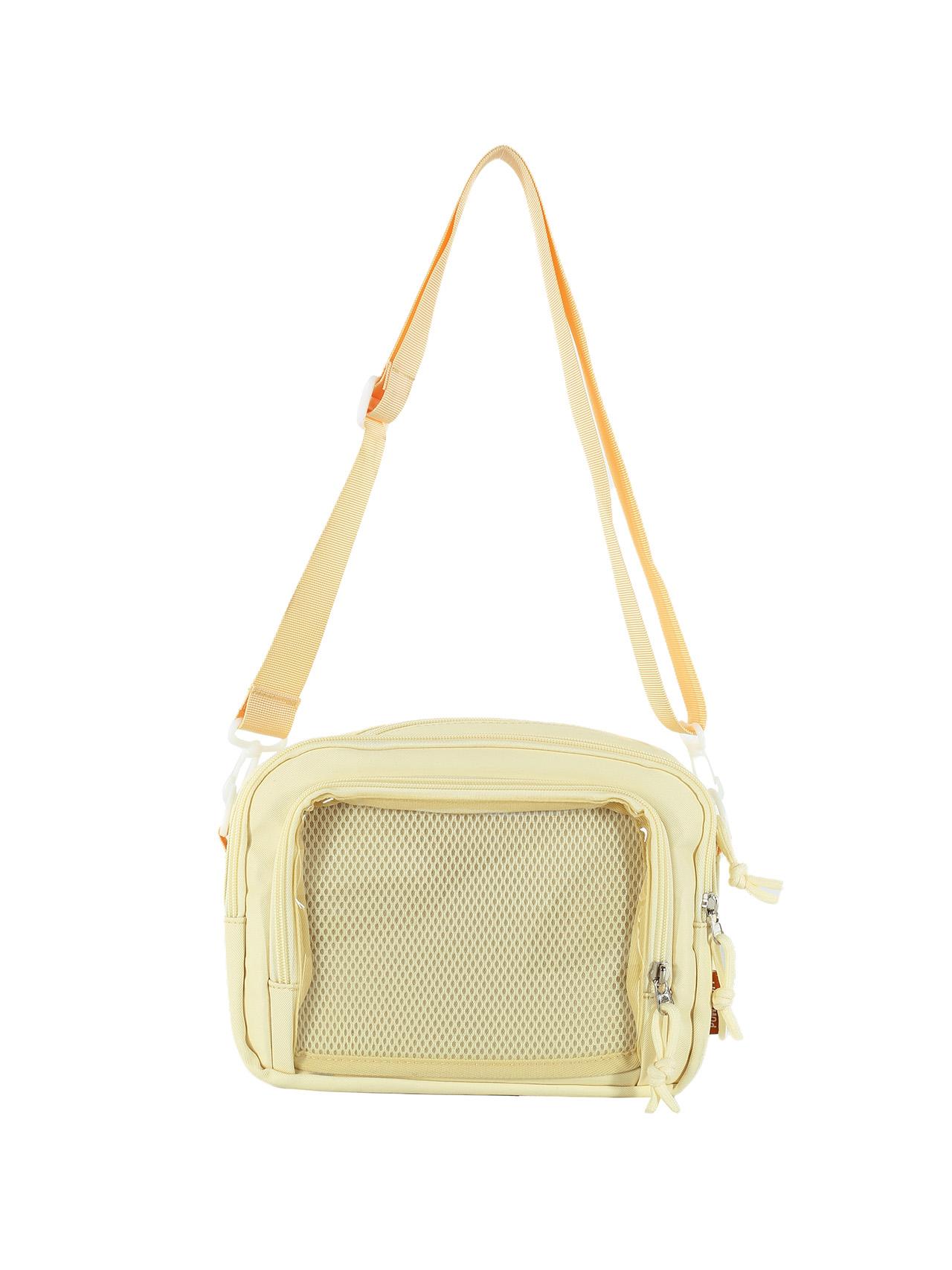 New Lightweight Nylon Ita Crossbody Shoulder Bag Student Girl DIY Pin Bag Fashion Clear Itabag Female Cute Messenger Purse
New Lightweight Nylon Ita Crossbody Shoulder Bag Student Girl DIY Pin Bag Fashion Clear Itabag Female Cute Messenger Purse