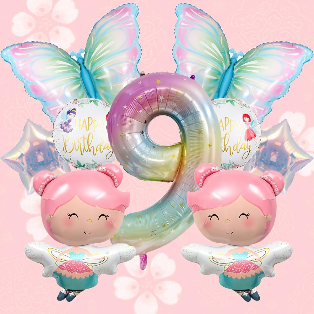 Cute Butterfly Fairy Theme Girl Princess Birthday Fool Balloons Pink Wing Fairy Five Star Balloons Kid 4th Birthday Party Decor 40inch
Cute Butterfly Fairy Theme Girl Princess Birthday Fool Balloons Pink Wing Fairy Five Star Balloons Kid 4th Birthday Party Decor 40inch
