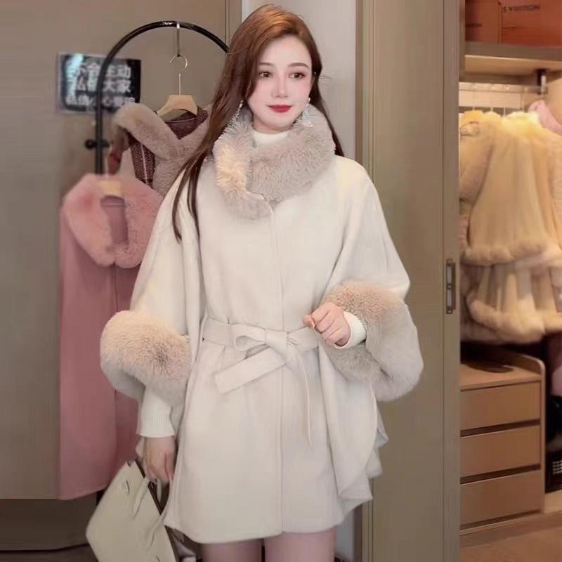 Retro Hair Collar Hooded Cape Winter French Cover Meat Waist Tie Loose Versatile Jacket Women One Size бежевый
Retro Hair Collar Hooded Cape Winter French Cover Meat Waist Tie Loose Versatile Jacket Women One Size бежевый