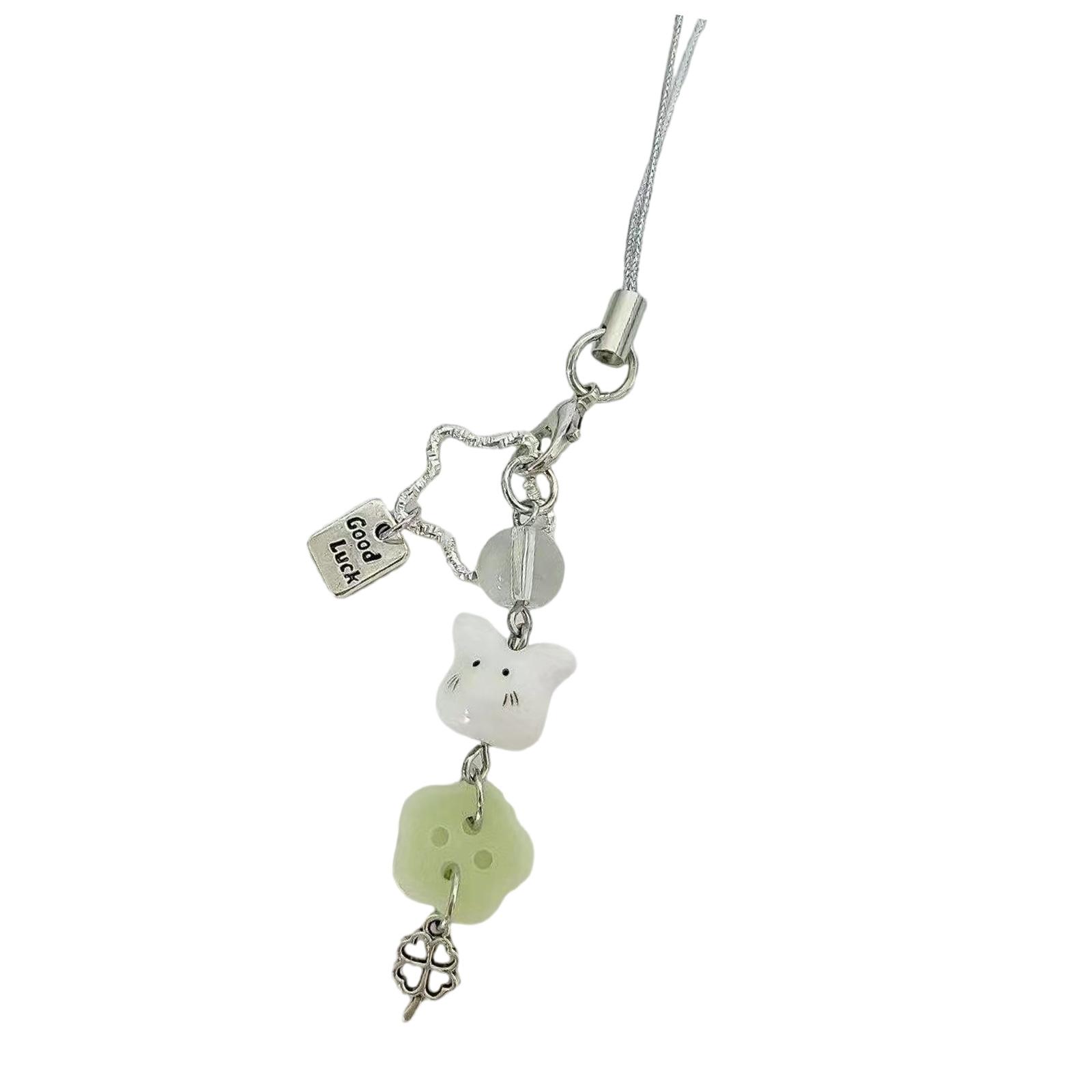 Разноцветный брелок из бисера, смоляной кролик и четырехлистный клевер, брелок в форме звезды, стильный аксессуар для мобильного телефона
Разноцветный брелок из бисера, смоляной кролик и четырехлистный клевер, брелок в форме звезды, стильный аксессуар для мобильного телефона