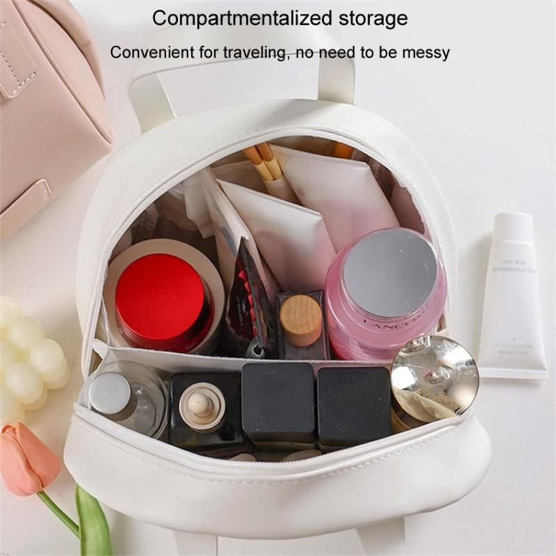 Handheld Shell Makeup Bag Large Capacity PU Leather+Polyester Travel Toiletries Storage Bag Coral Pink
Handheld Shell Makeup Bag Large Capacity PU Leather+Polyester Travel Toiletries Storage Bag Coral Pink