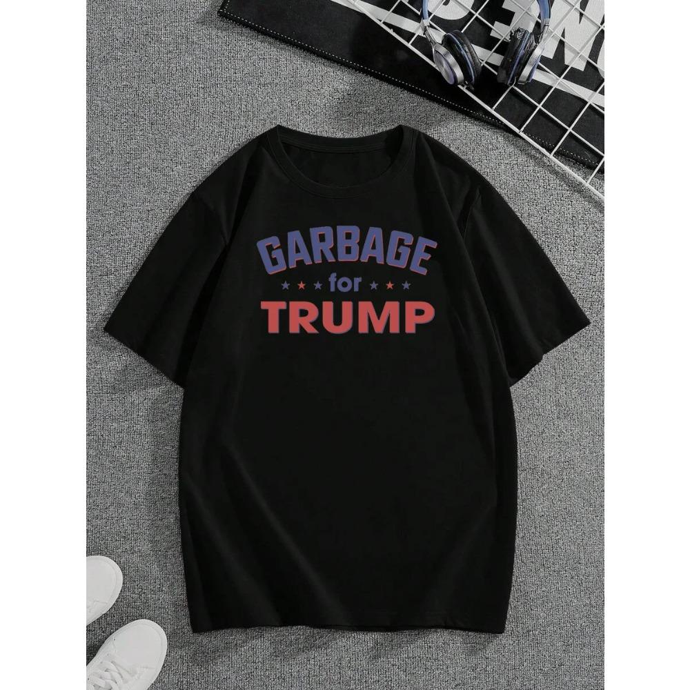 Футболка из хлопка с короткими рукавами и графическим лозунгом Трампа XXXL чёрный
Футболка из хлопка с короткими рукавами и графическим лозунгом Трампа XXXL чёрный