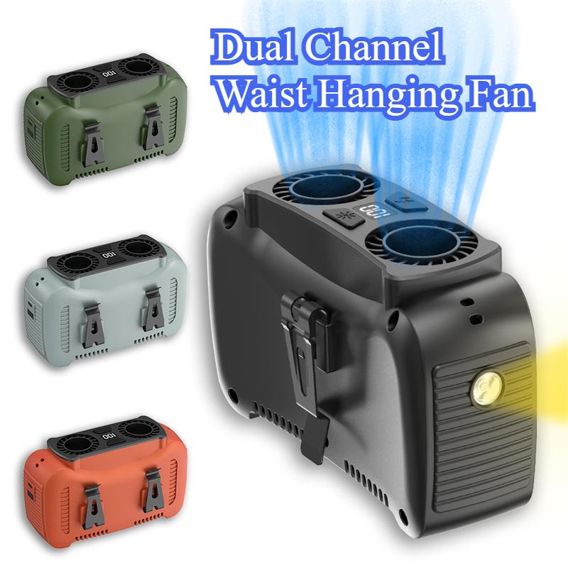 10000mAh Portable Waist Fan with Power Bank - USB Rechargeable Battery 5 Speeds for Outdoor Activities Camping Fishing Farm оранжевый
10000mAh Portable Waist Fan with Power Bank - USB Rechargeable Battery 5 Speeds for Outdoor Activities Camping Fishing Farm оранжевый