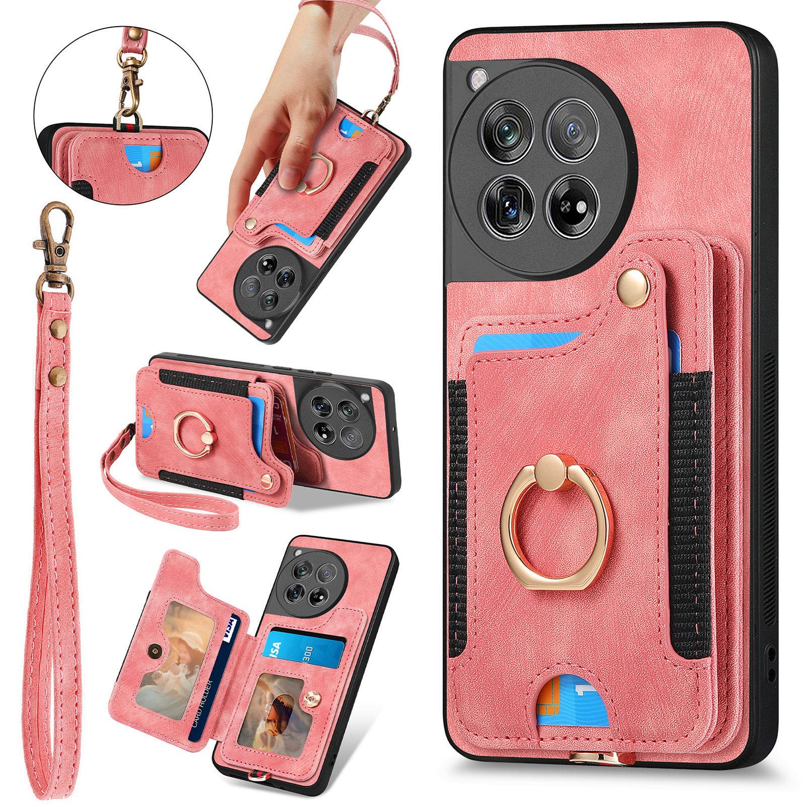 D4 For OnePlus 12 5G Case PU Leather RFID Blocking Back Cover Ring Holder Card Slots Pink
D4 For OnePlus 12 5G Case PU Leather RFID Blocking Back Cover Ring Holder Card Slots Pink