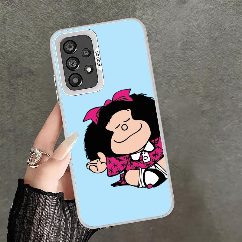 Mafalda Cartoon Cute Soft Phone Case for Samsung A17 A16 A15 A14 A13 A57 A56 A55 A54 A53 A37 A36 A35 A34 A33 A26 A25 A24 A23 A52 Samsung A24
Mafalda Cartoon Cute Soft Phone Case for Samsung A17 A16 A15 A14 A13 A57 A56 A55 A54 A53 A37 A36 A35 A34 A33 A26 A25 A24 A23 A52 Samsung A24