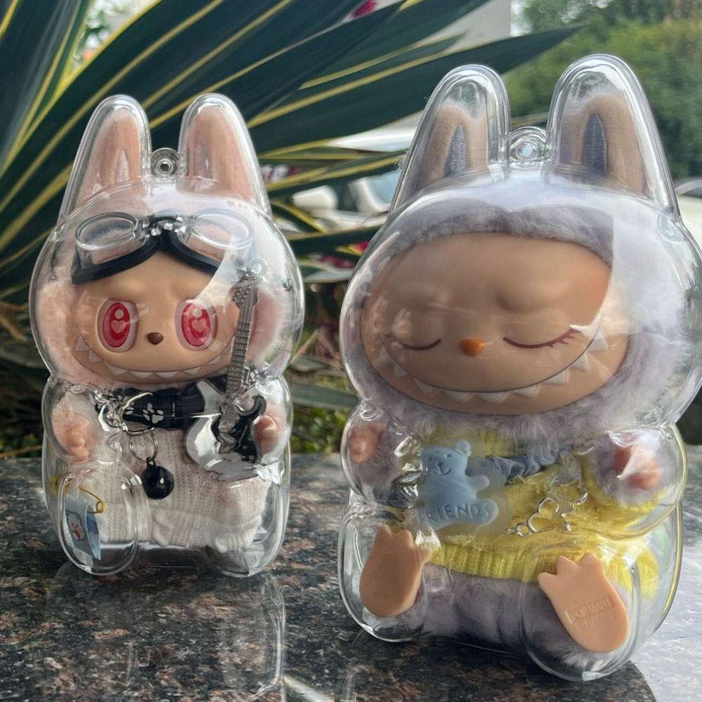 Peadant Sitting Party Labubu Storage Bag Anti-lost Transparent Dust Cover Gifts прозорий
Peadant Sitting Party Labubu Storage Bag Anti-lost Transparent Dust Cover Gifts прозорий