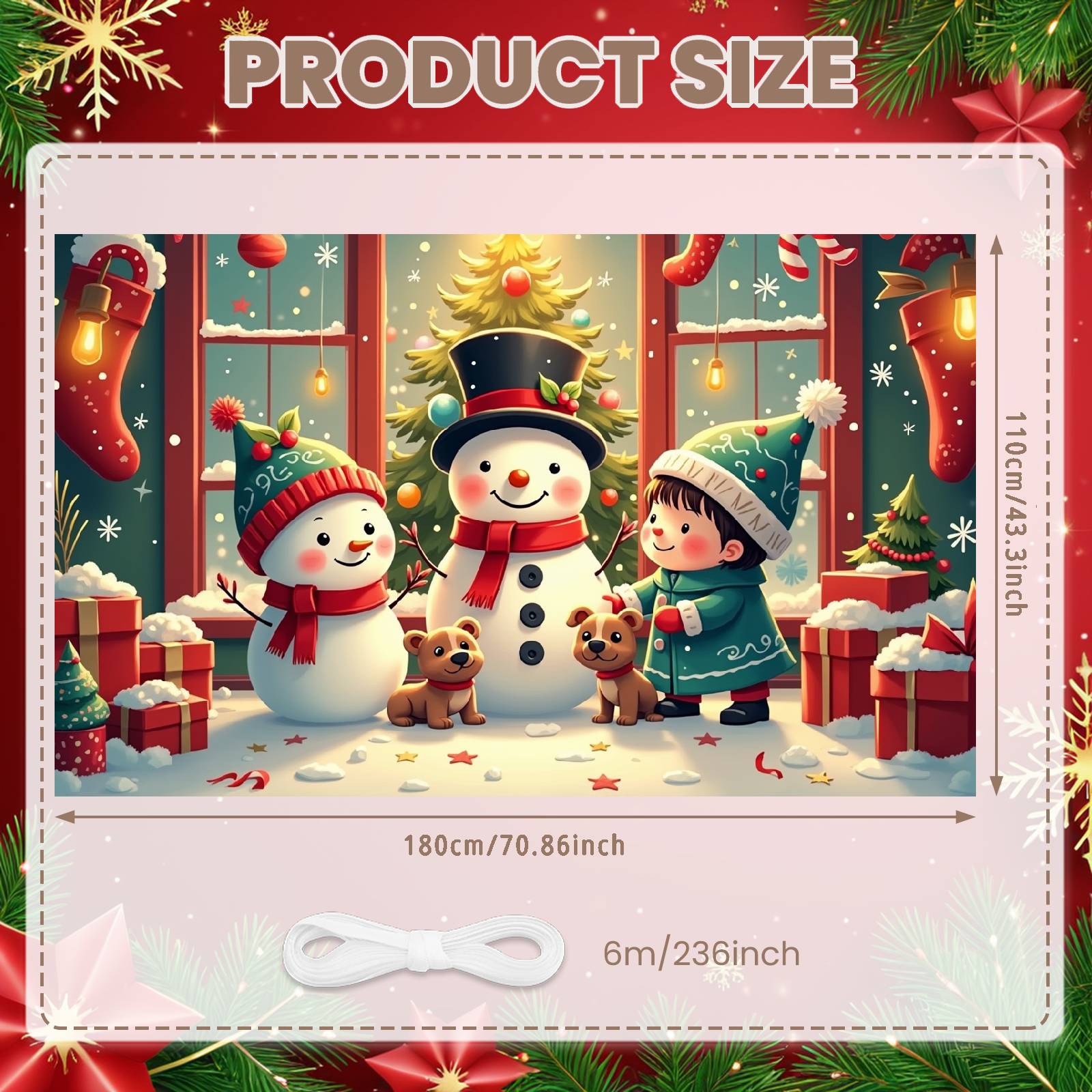 Snowman Display Stockings Winter Celebration Banner Christmas Banner Cartoon Snowman Holiday Backdrop For Photo Prop Xmas Event
Snowman Display Stockings Winter Celebration Banner Christmas Banner Cartoon Snowman Holiday Backdrop For Photo Prop Xmas Event