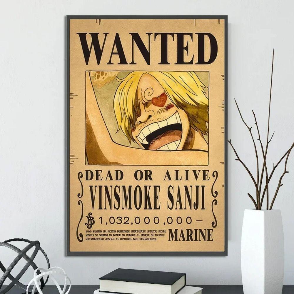 One Piece Плакат з розшуком Луффі Аніме Металева картина Подарунок для вітальні
One Piece Плакат з розшуком Луффі Аніме Металева картина Подарунок для вітальні