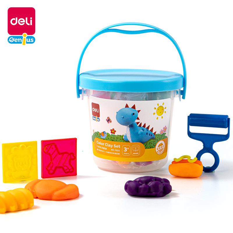 Deli 7022/7031 Моделин: Ведро на 12/24 цвета для студентов и детей 7022 Clay Set - 12 Colors (Pink) розовый
Deli 7022/7031 Моделин: Ведро на 12/24 цвета для студентов и детей 7022 Clay Set - 12 Colors (Pink) розовый