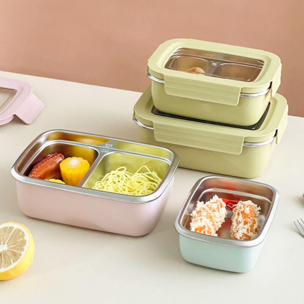 Large Capacity Divided Lunch Box Fresh-keeping Snack Box with Lid Portable Food Container Camping 350ml Yellow
Large Capacity Divided Lunch Box Fresh-keeping Snack Box with Lid Portable Food Container Camping 350ml Yellow