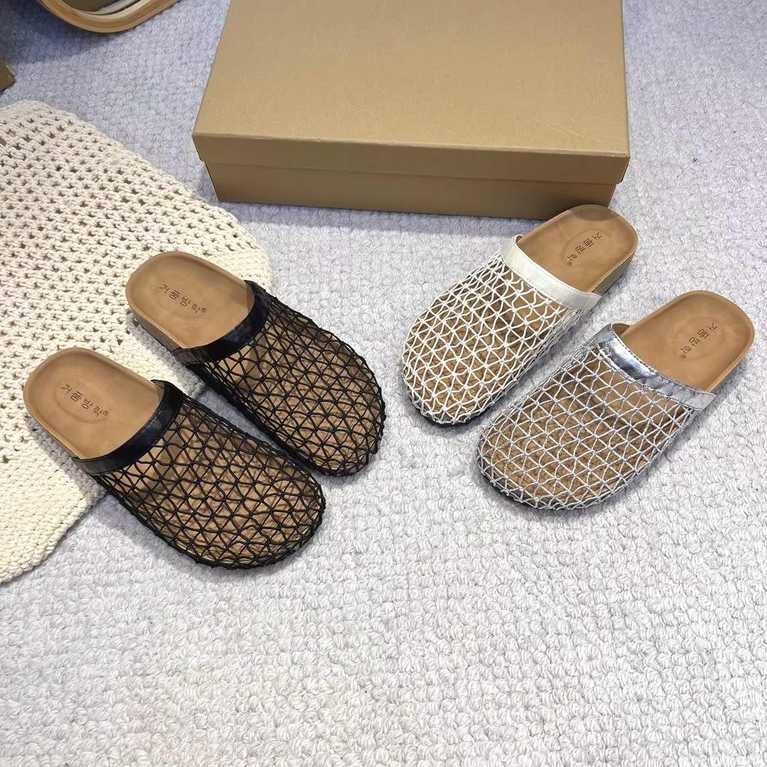 Baotou thick-bottomed fishing net slippers women s summer 2025 new cork flat-bottomed comfortable hollow half slippers 35 чёрный
Baotou thick-bottomed fishing net slippers women s summer 2025 new cork flat-bottomed comfortable hollow half slippers 35 чёрный