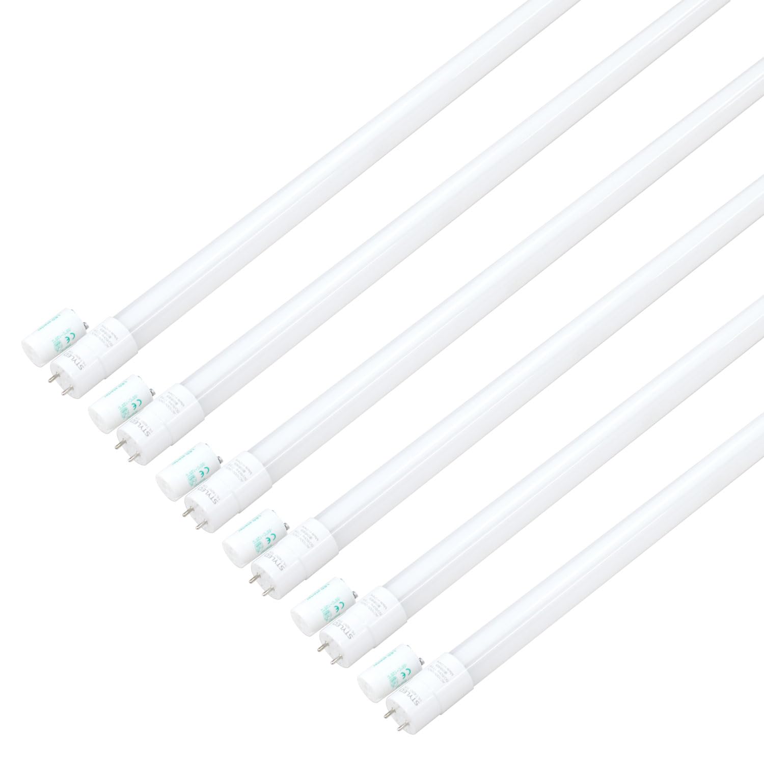 Styled LED Fluorescent Light Bulbs, Set of 6, 40W, 2600lm, Straight Tube LED Lamps, Glow Start (FL Type), No Installation Required, Daylight White
Styled LED Fluorescent Light Bulbs, Set of 6, 40W, 2600lm, Straight Tube LED Lamps, Glow Start (FL Type), No Installation Required, Daylight White