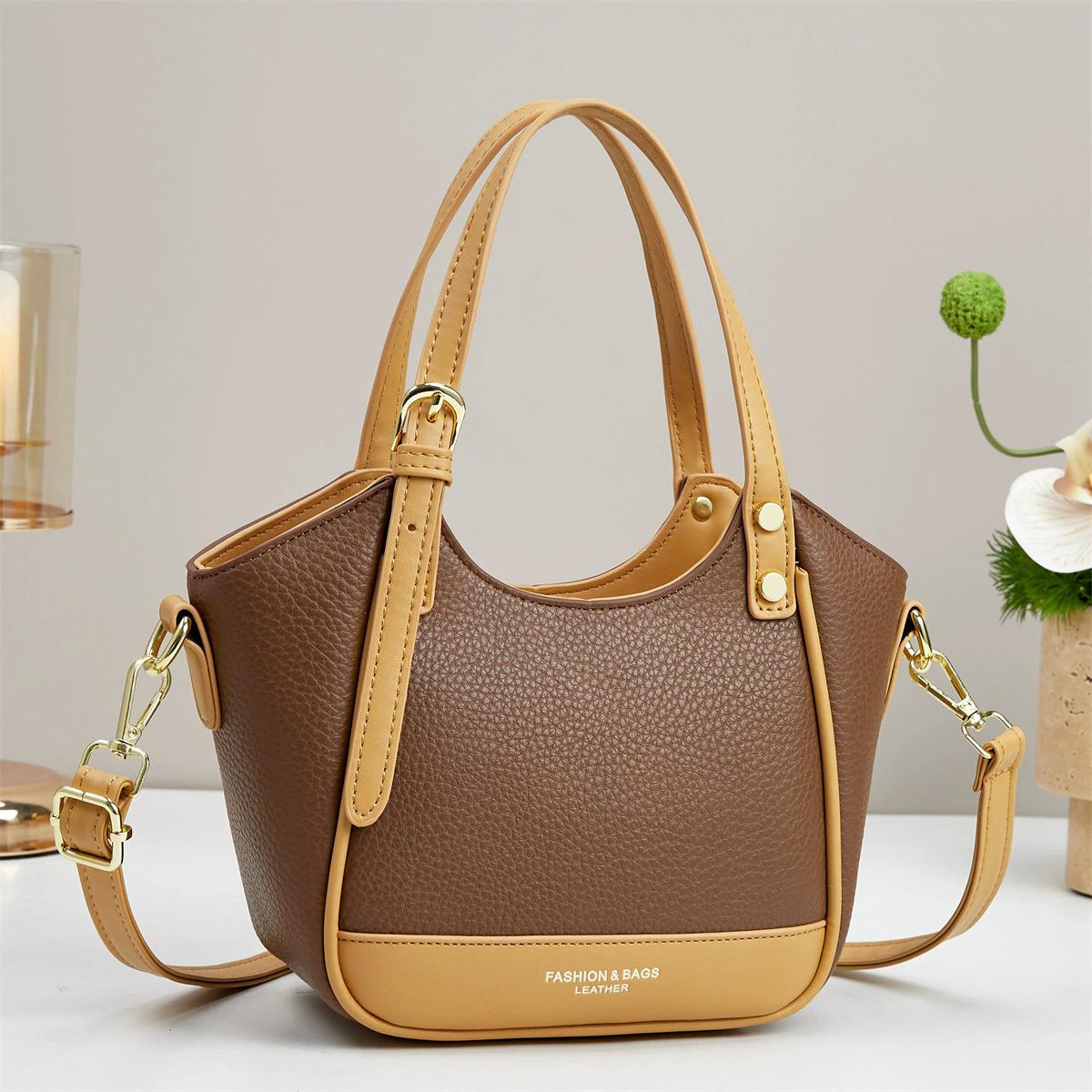 Women s Handbag Niche Contrasting Color Commuting Casual Large Capacity Crossbody Shoulder Bag коричневый
Women s Handbag Niche Contrasting Color Commuting Casual Large Capacity Crossbody Shoulder Bag коричневый