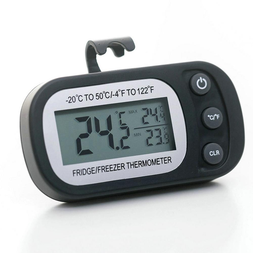 Thermometer Waterproof Digital Thermometer for Fridge/Freezer Keep Food Fresh and Safe with Precise Monitoring чорний
Thermometer Waterproof Digital Thermometer for Fridge/Freezer Keep Food Fresh and Safe with Precise Monitoring чорний