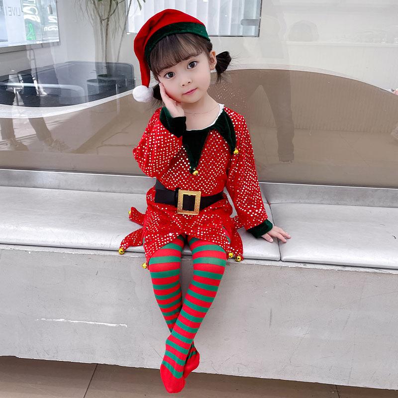 Рождественский детский костюм, наряд Санта-Клауса, для вечеринки, выступления, платье с пайетками, костюм для выступления 80cm
Рождественский детский костюм, наряд Санта-Клауса, для вечеринки, выступления, платье с пайетками, костюм для выступления 80cm