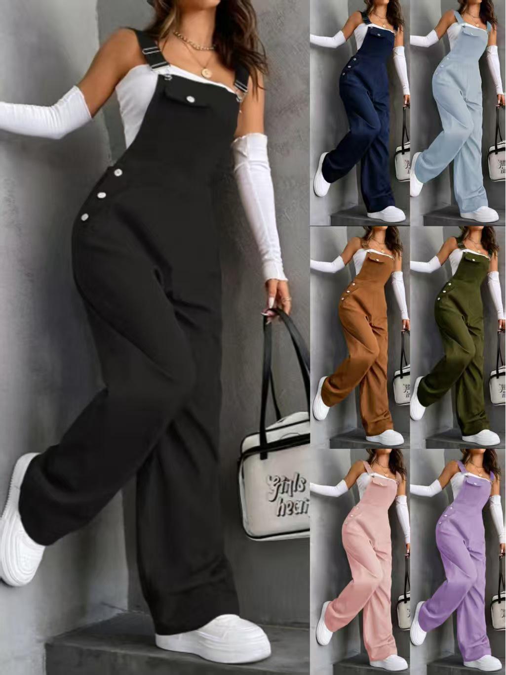 Women s Retro Sleeveless Solid Color Workwear Overalls with Pockets XL
Women s Retro Sleeveless Solid Color Workwear Overalls with Pockets XL