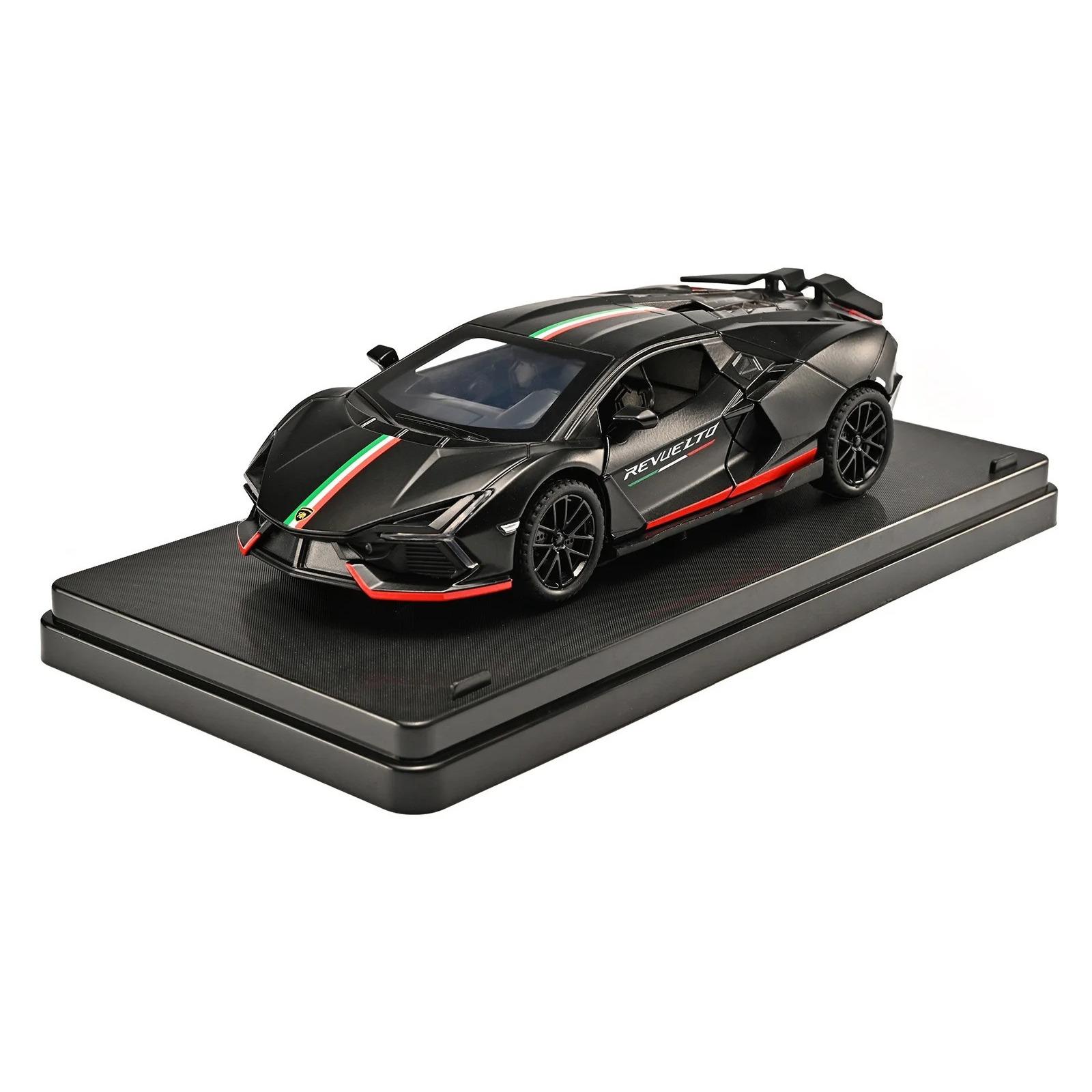 Масштабная модель Lamborghini Revuelto для дрифта из сплава 1:32, Изысканное настольное украшение, Лучший коллекционный предмет для энтузиастов моделей автомобилей, Подарок на Хэллоуин чёрный
Масштабная модель Lamborghini Revuelto для дрифта из сплава 1:32, Изысканное настольное украшение, Лучший коллекционный предмет для энтузиастов моделей автомобилей, Подарок на Хэллоуин чёрный