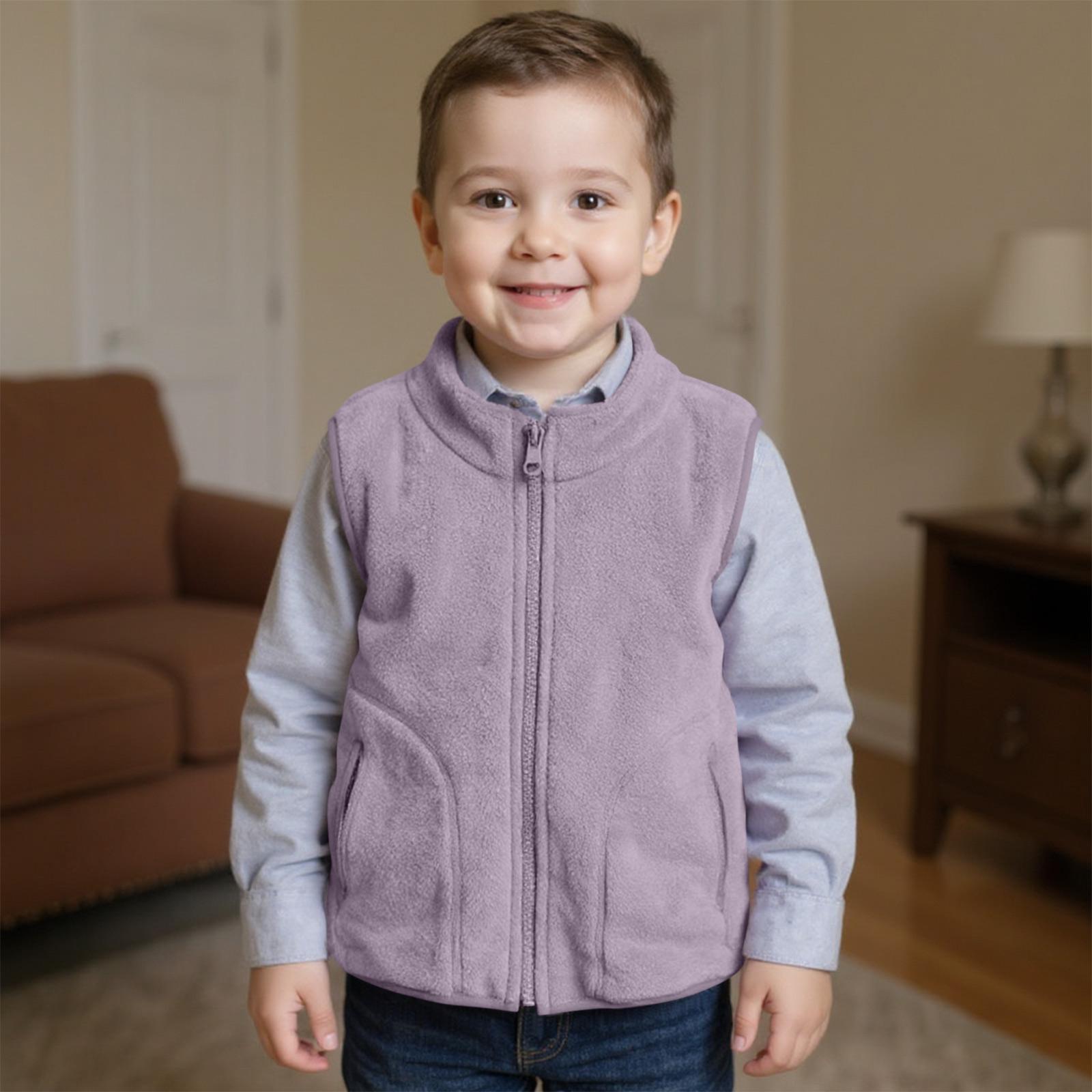 Детский жилет Флисовый жилет И зимний плюс бархатный утолщенный жилет Детский жилет 100 фиолетовый
Детский жилет Флисовый жилет И зимний плюс бархатный утолщенный жилет Детский жилет 100 фиолетовый