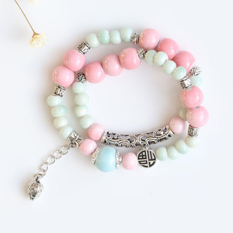 Ювелирные изделия Ретро Цзиндэчжэнь Керамический Двухслойный Женский Браслет Human Mirror Furong
Ювелирные изделия Ретро Цзиндэчжэнь Керамический Двухслойный Женский Браслет Human Mirror Furong