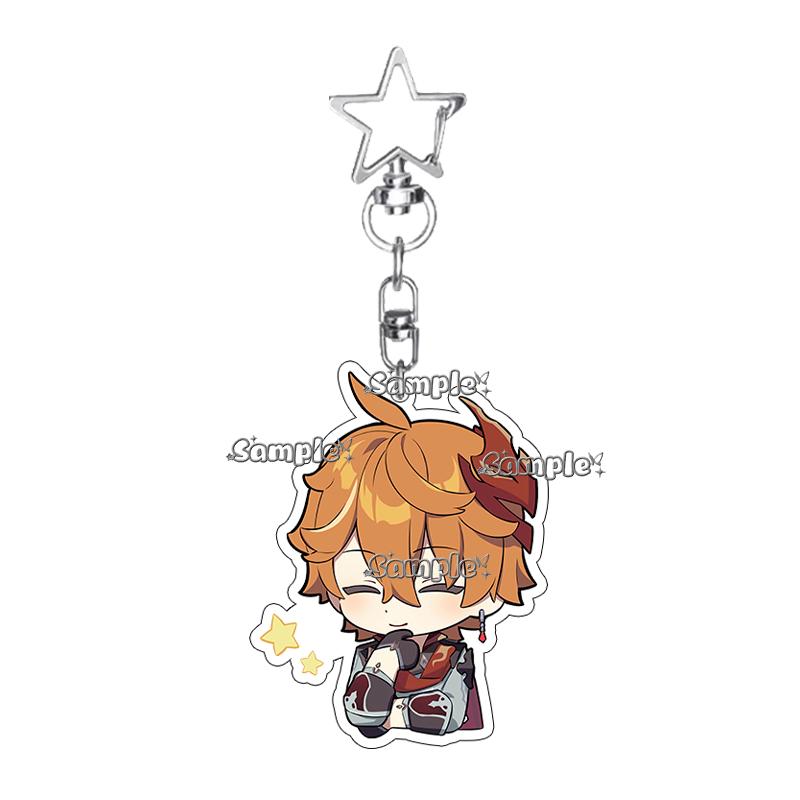 Hot Anime Game Kamisato Ayaka Arlecchino Navia Anime Cartoon Cute Acrylic Model Double-sided Printing Keychain Keyring Pendant about 5cm
Hot Anime Game Kamisato Ayaka Arlecchino Navia Anime Cartoon Cute Acrylic Model Double-sided Printing Keychain Keyring Pendant about 5cm