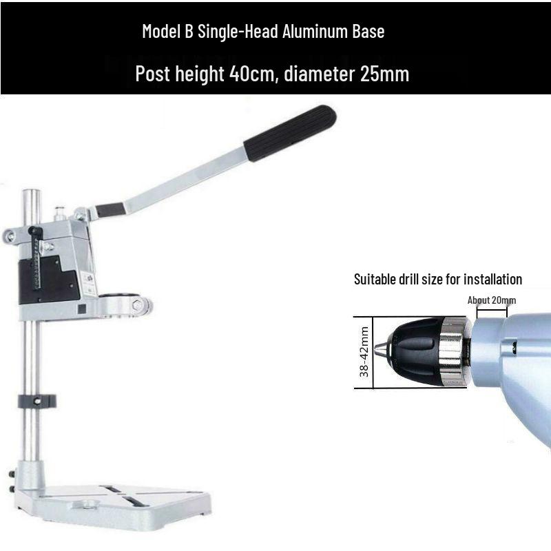 Versatile Multi-functional Electric Drill Stand for Handheld and Bench Drilling - Mini Woodworking Tool
Versatile Multi-functional Electric Drill Stand for Handheld and Bench Drilling - Mini Woodworking Tool