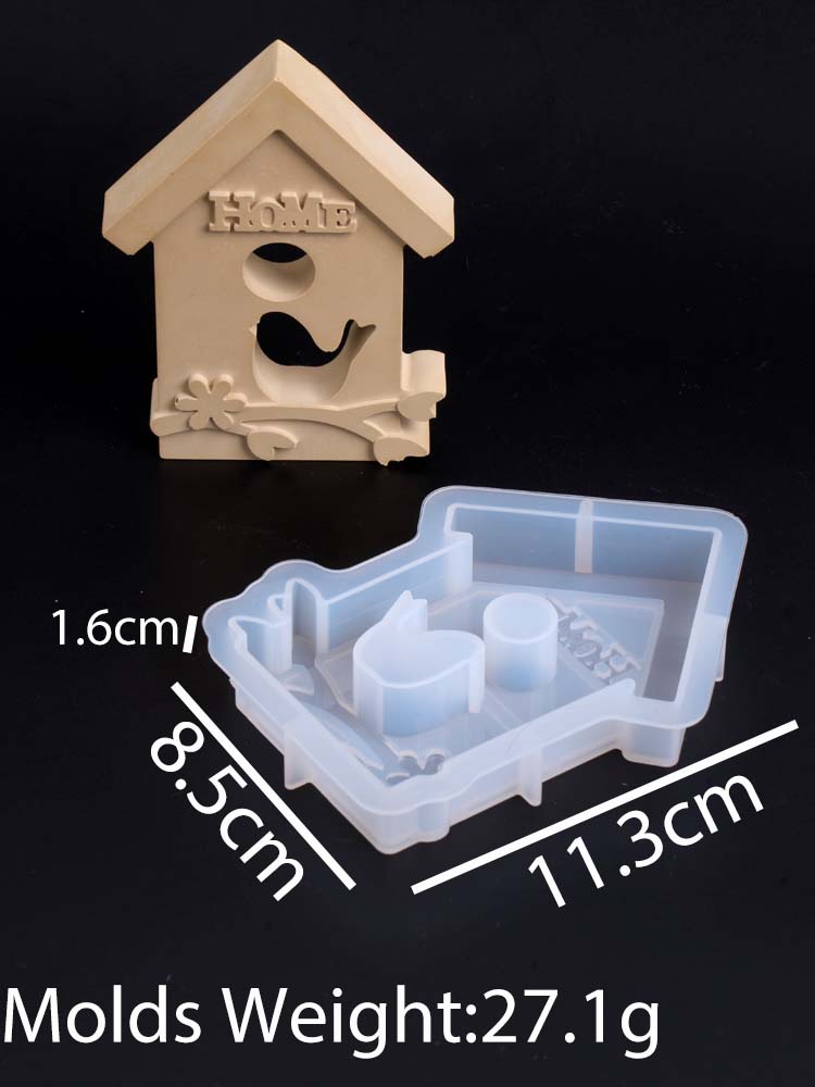 3D Bird House Silicone Mold DIY Spring Home Flower Branch Houses Crafts Making Gypsum Resin Casting Molds Home Decor Supplies
3D Bird House Silicone Mold DIY Spring Home Flower Branch Houses Crafts Making Gypsum Resin Casting Molds Home Decor Supplies