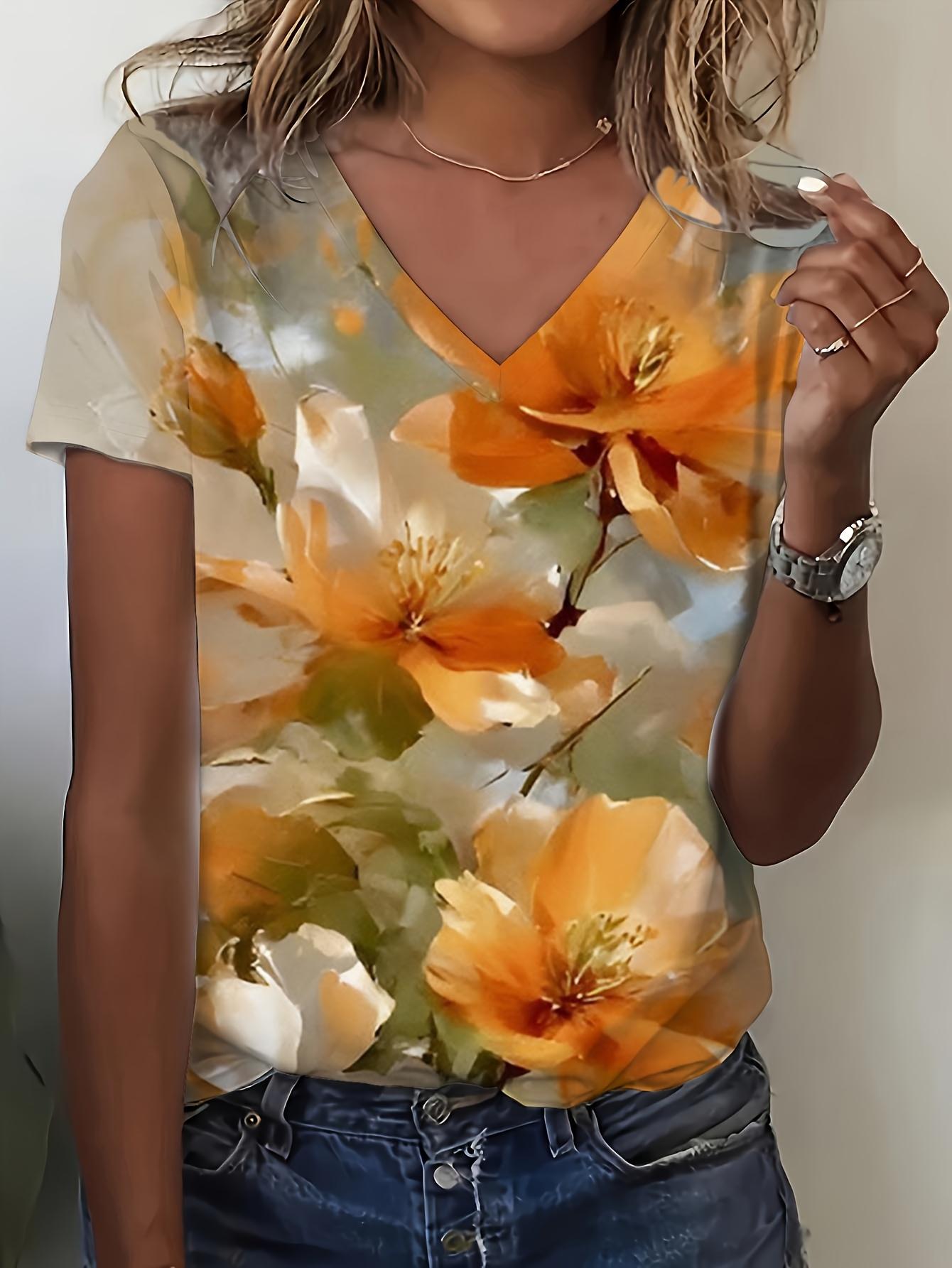 Women s Summer V-Neck Short Sleeve T-Shirt XL
Women s Summer V-Neck Short Sleeve T-Shirt XL