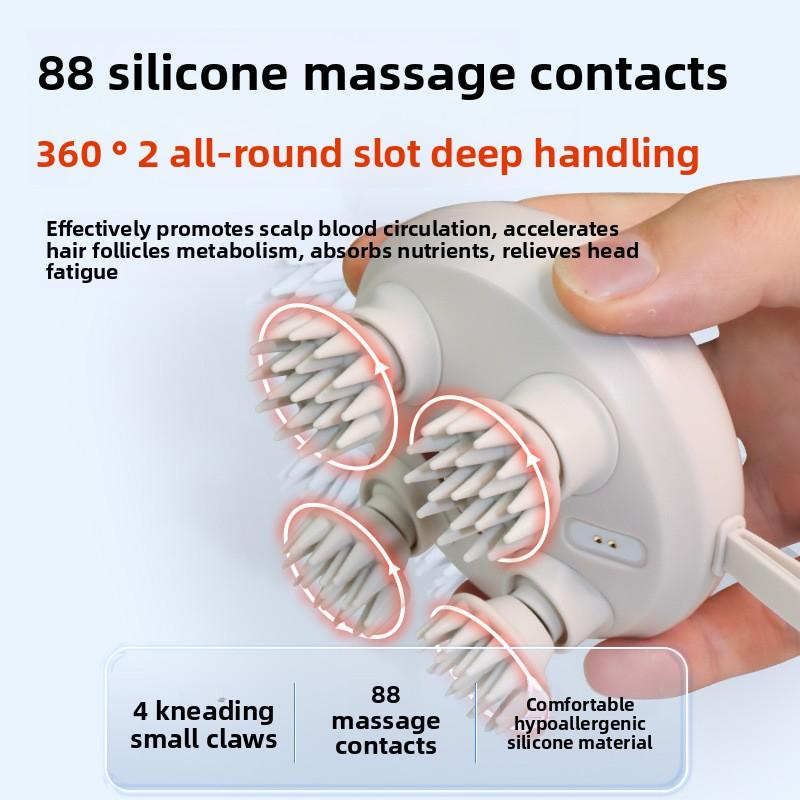 New Mini Head Massager, Scalp Massager Electric Octopus Head SPA Easy Massage Claw English бежевий
New Mini Head Massager, Scalp Massager Electric Octopus Head SPA Easy Massage Claw English бежевий