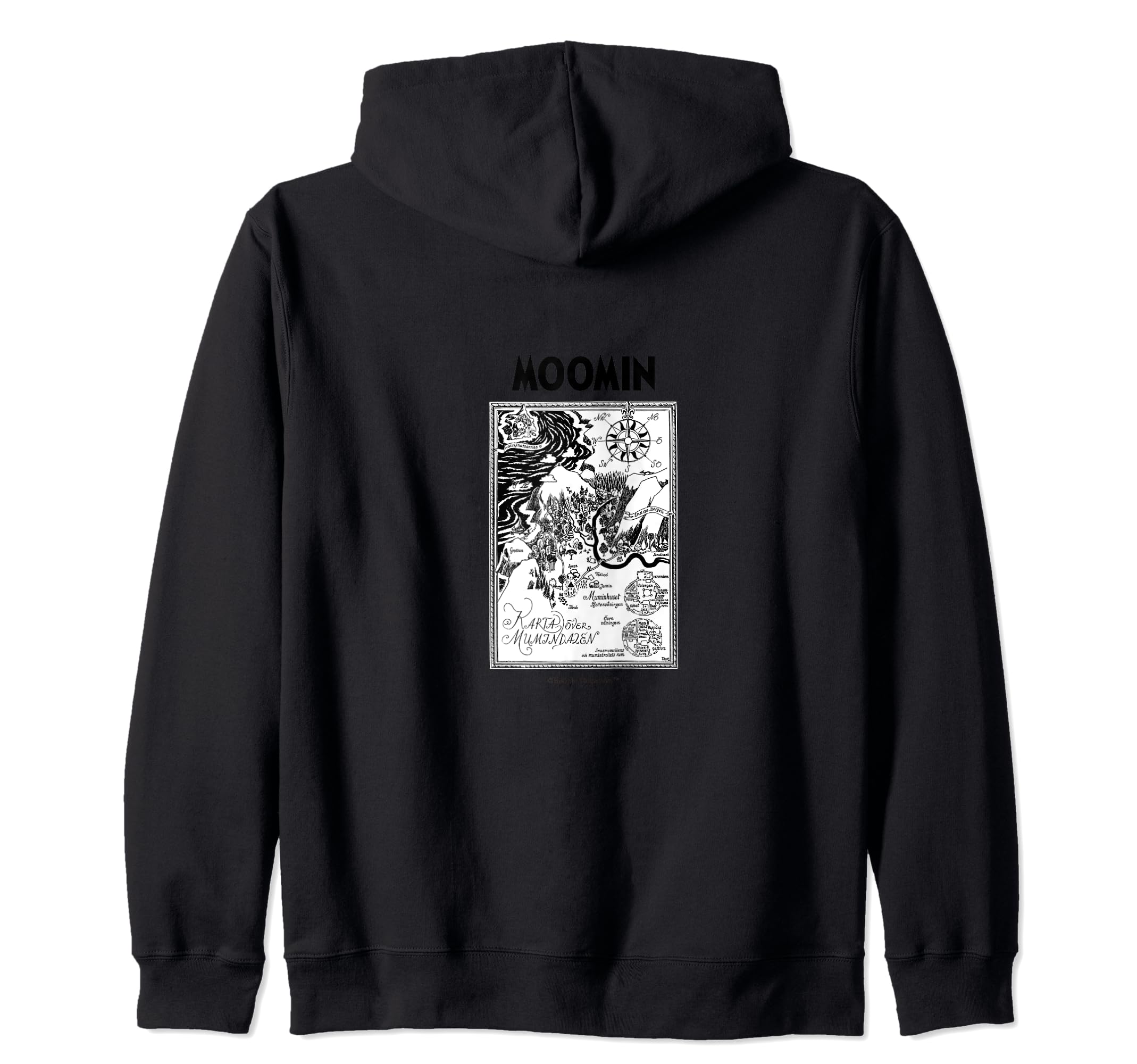 Moomin Moominvalley Map Ocean Zip Hoodie
Moomin Moominvalley Map Ocean Zip Hoodie