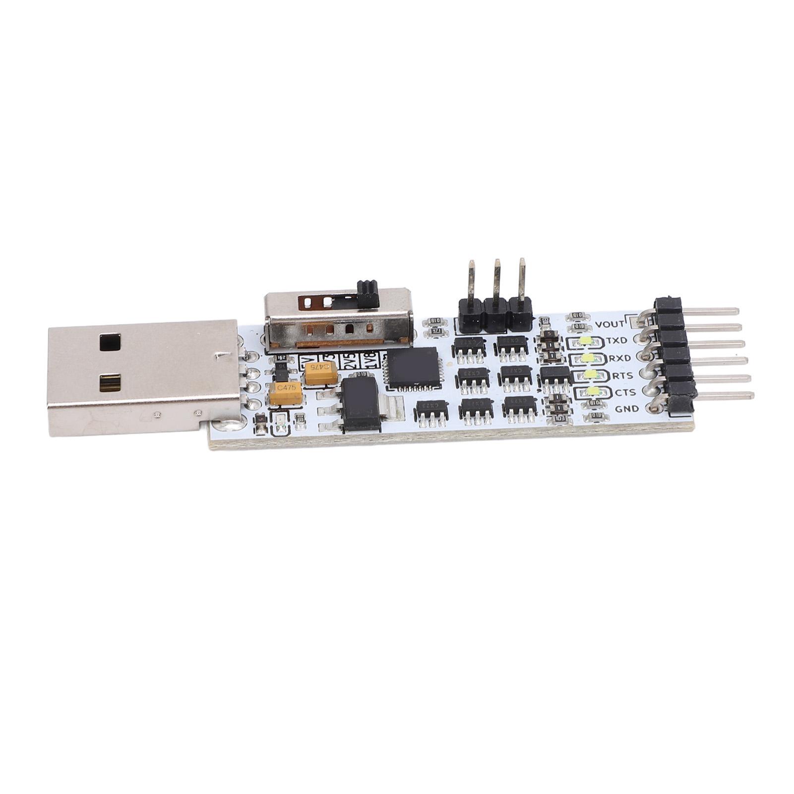 Модуль USB до Serial USB до TTL PCB Висока інтеграція RTS CTS DTR DSR DCT Завантажувач мікроконтролера
Модуль USB до Serial USB до TTL PCB Висока інтеграція RTS CTS DTR DSR DCT Завантажувач мікроконтролера