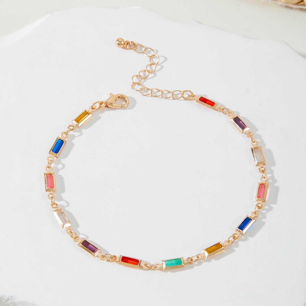 Модная простая цветная подвеска в форме капли со стразами для женских украшений, летняя персонализированная цепочка для ног
Модная простая цветная подвеска в форме капли со стразами для женских украшений, летняя персонализированная цепочка для ног