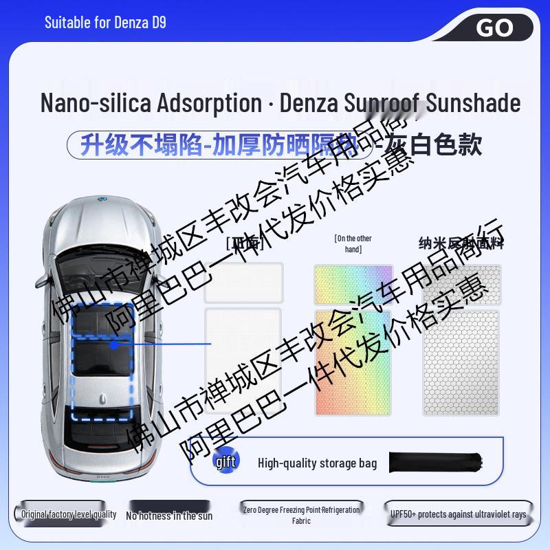 Silicone Honeycomb Color-Changing Sunshade for Denza D9/N7/N8 Sunroof - Heat Insulation & Sun Protection
Silicone Honeycomb Color-Changing Sunshade for Denza D9/N7/N8 Sunroof - Heat Insulation & Sun Protection