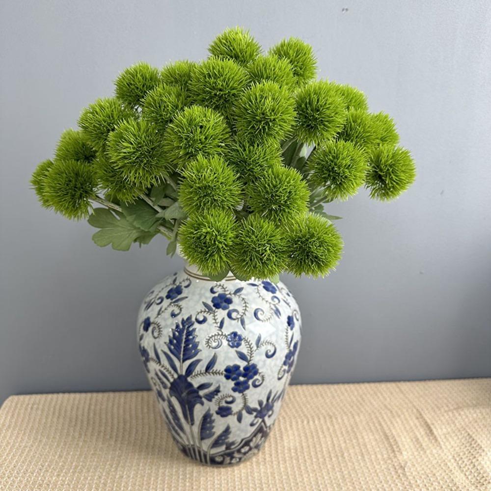 Real Touch Artificial Hairball Bouquet 6 Head Fake Flowers Home Living Room Decor зелений
Real Touch Artificial Hairball Bouquet 6 Head Fake Flowers Home Living Room Decor зелений
