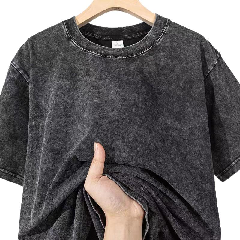 Unisex Retro Distressed Cotton T-Shirt - Summer Loose Fit Half-Sleeve Top L чёрный
Unisex Retro Distressed Cotton T-Shirt - Summer Loose Fit Half-Sleeve Top L чёрный