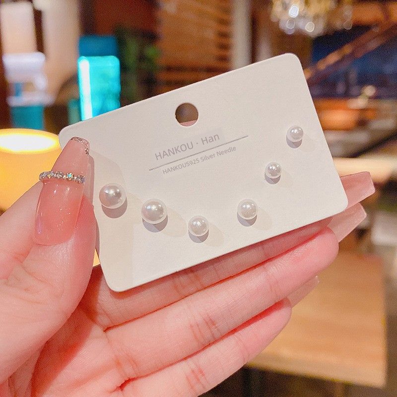 Set Ear-Caring Ins Style Internet Popular Same Design 925 Silver Needle White(S925 Silver Needle three-piece set)
Set Ear-Caring Ins Style Internet Popular Same Design 925 Silver Needle White(S925 Silver Needle three-piece set)