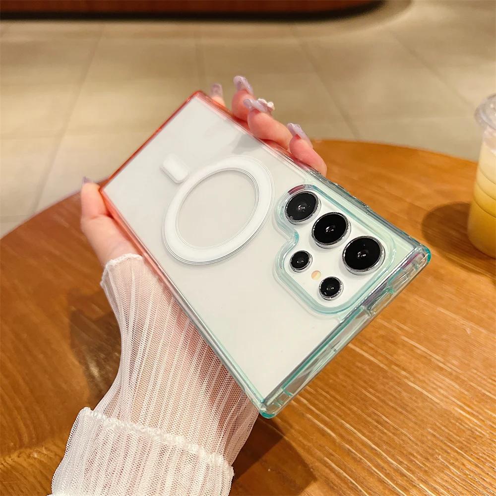 For Magsafe Magnetic Phone Case for Samsung Galaxy S25 Edge S24 FE S23 Ultra S22 S21 Plus A56 A36 A26 A16 A55 A35 Clear Cover Galaxy S23+
For Magsafe Magnetic Phone Case for Samsung Galaxy S25 Edge S24 FE S23 Ultra S22 S21 Plus A56 A36 A26 A16 A55 A35 Clear Cover Galaxy S23+