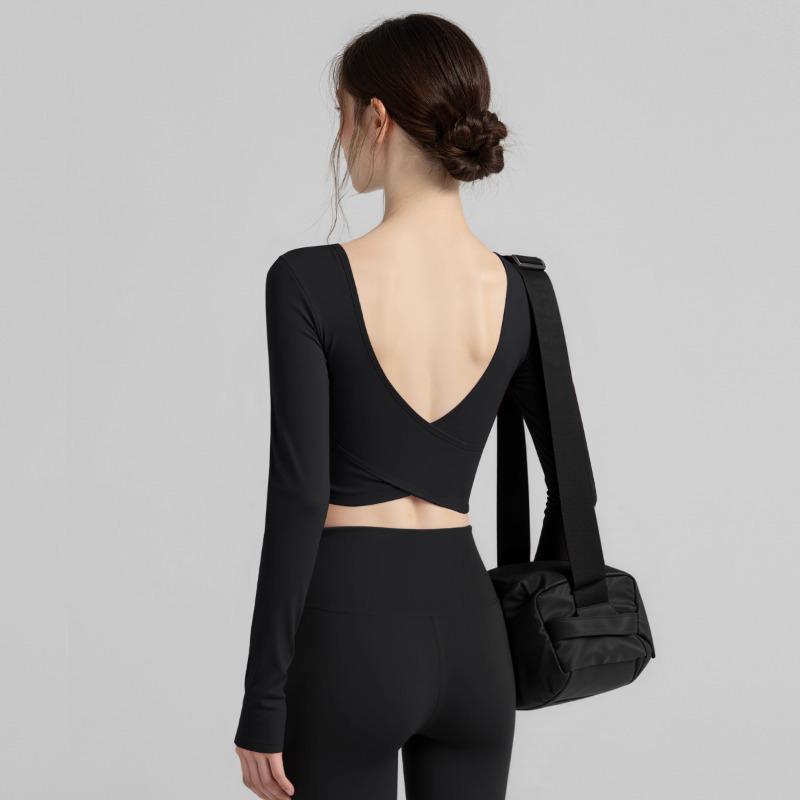 Women s Long-Sleeve Yoga Top with Chest Pads for Autumn/Winter Fitness, Running, and Pilates XL (Recommended weight 115-130 jin)
Women s Long-Sleeve Yoga Top with Chest Pads for Autumn/Winter Fitness, Running, and Pilates XL (Recommended weight 115-130 jin)