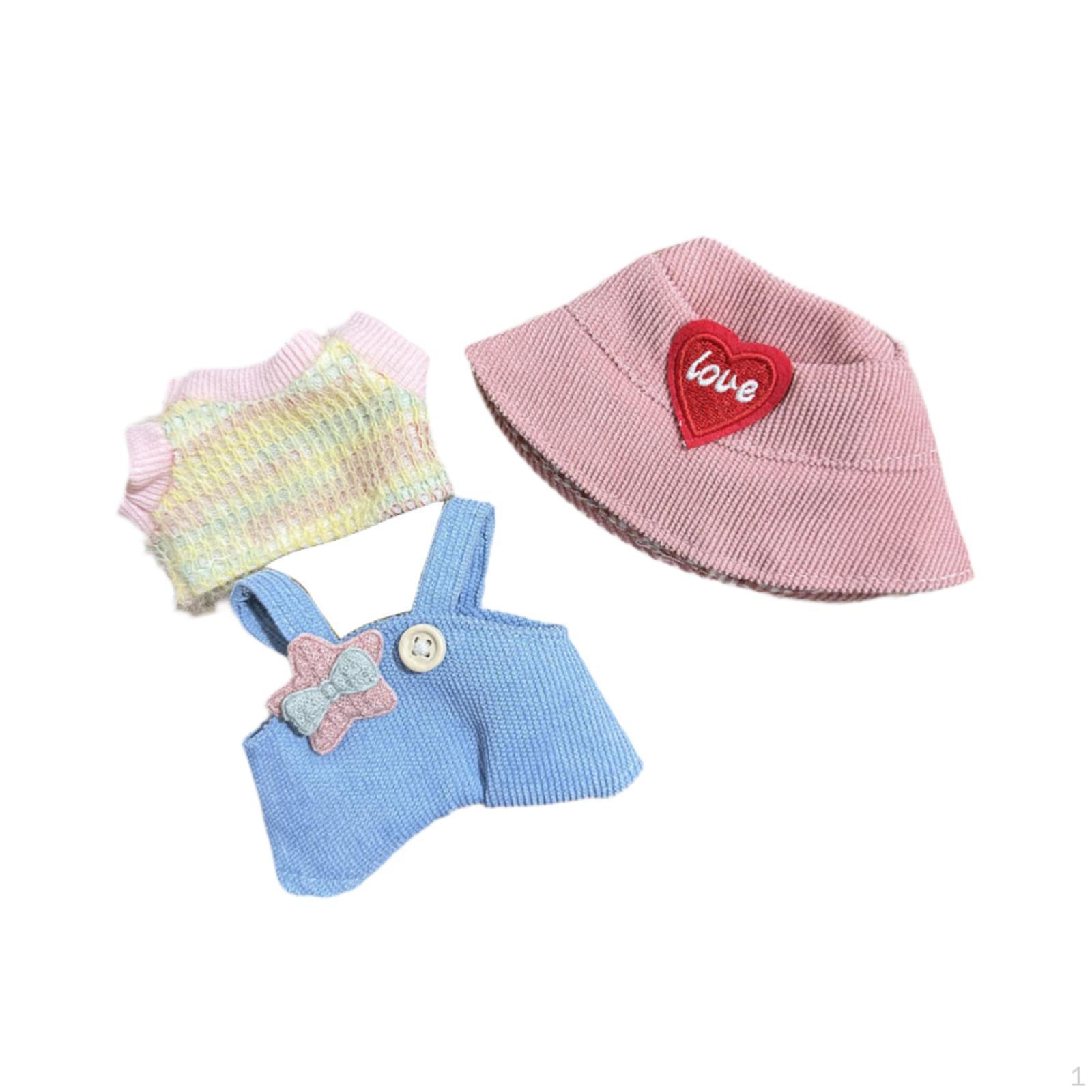 Doll Clothes for 15cm Plush Clothing Dress up Stylish Photo Props Comfortable DIY Costumes
Doll Clothes for 15cm Plush Clothing Dress up Stylish Photo Props Comfortable DIY Costumes