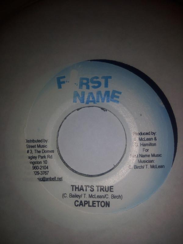 7inch Record CAPLETON FEAT RAS MYRHDAK - That s True NONE First Name Musi 2005 Jamaica Reggae, Ska & Dub Used
7inch Record CAPLETON FEAT RAS MYRHDAK - That s True NONE First Name Musi 2005 Jamaica Reggae, Ska & Dub Used