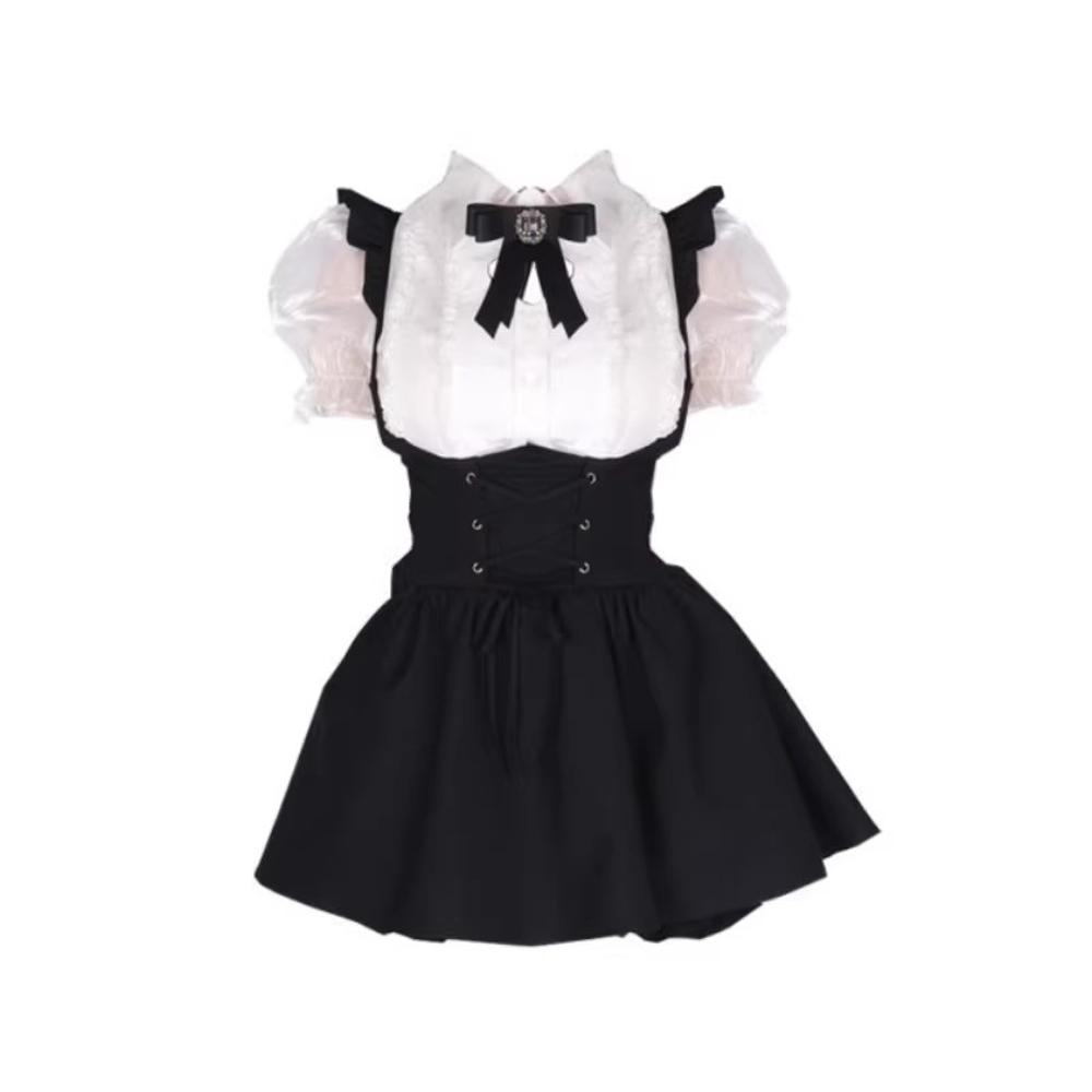 Women s Summer College-Style Slimming Suspender Skirt Set - Casual Hot Girl Puff Two-Piece M (recommended 45-50kg) розовый
Women s Summer College-Style Slimming Suspender Skirt Set - Casual Hot Girl Puff Two-Piece M (recommended 45-50kg) розовый