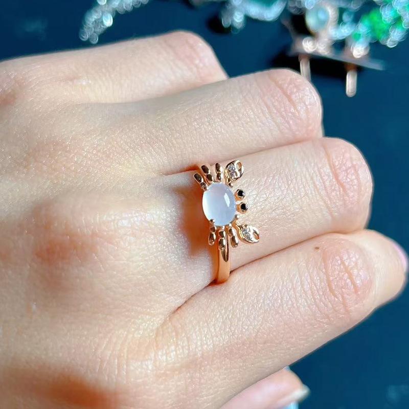 Новое кольцо с лунным камнем и крабом в Instagram для женщин, модное, персонализированное, креативное и нишевое, кольцо на палец one size(US size 5-13)
Новое кольцо с лунным камнем и крабом в Instagram для женщин, модное, персонализированное, креативное и нишевое, кольцо на палец one size(US size 5-13)