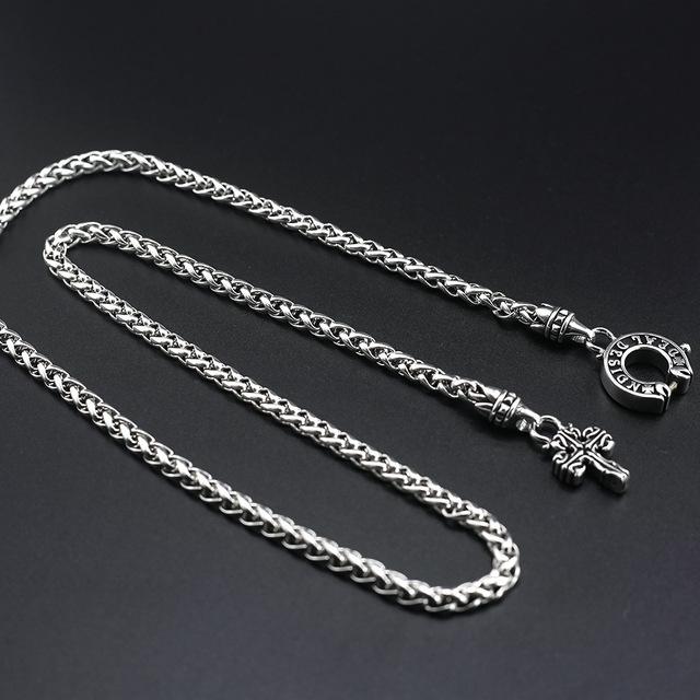 Ожерелье из стерлингового серебра 925 пробы с крестом и пряжкой в форме подковы, ожерелье в стиле ретро в старом стиле, нейтральный нишевый дизайн, тайское серебряное ожерелье 20cm
Ожерелье из стерлингового серебра 925 пробы с крестом и пряжкой в форме подковы, ожерелье в стиле ретро в старом стиле, нейтральный нишевый дизайн, тайское серебряное ожерелье 20cm