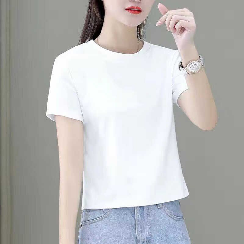 Summer New Arrival Short Short Sleeve T-shirt White T-shirt Pure Cotton Loose round Neck All-Matching Small Pure Color Tops Female White M Suggested 37.50 kg-50.00 kg
Summer New Arrival Short Short Sleeve T-shirt White T-shirt Pure Cotton Loose round Neck All-Matching Small Pure Color Tops Female White M Suggested 37.50 kg-50.00 kg