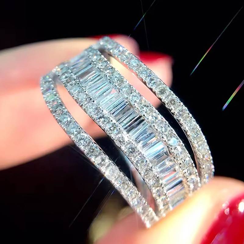 Huitan Curve Hollow Design Women Ring for Party Wedding Charming Lady Temperament Accessories Elegant Zircon Inlaid Shining CZ 6
Huitan Curve Hollow Design Women Ring for Party Wedding Charming Lady Temperament Accessories Elegant Zircon Inlaid Shining CZ 6